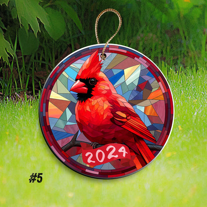 red cardinal bird Christmas gift