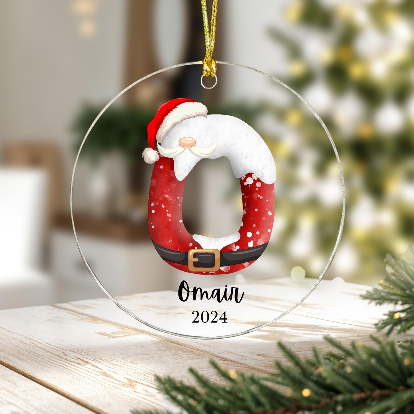 Name Personalized Ornament | Christmas Ornament | Monogram Ornament | Christmas Gift | Gift for Him | Letter Name Ornament